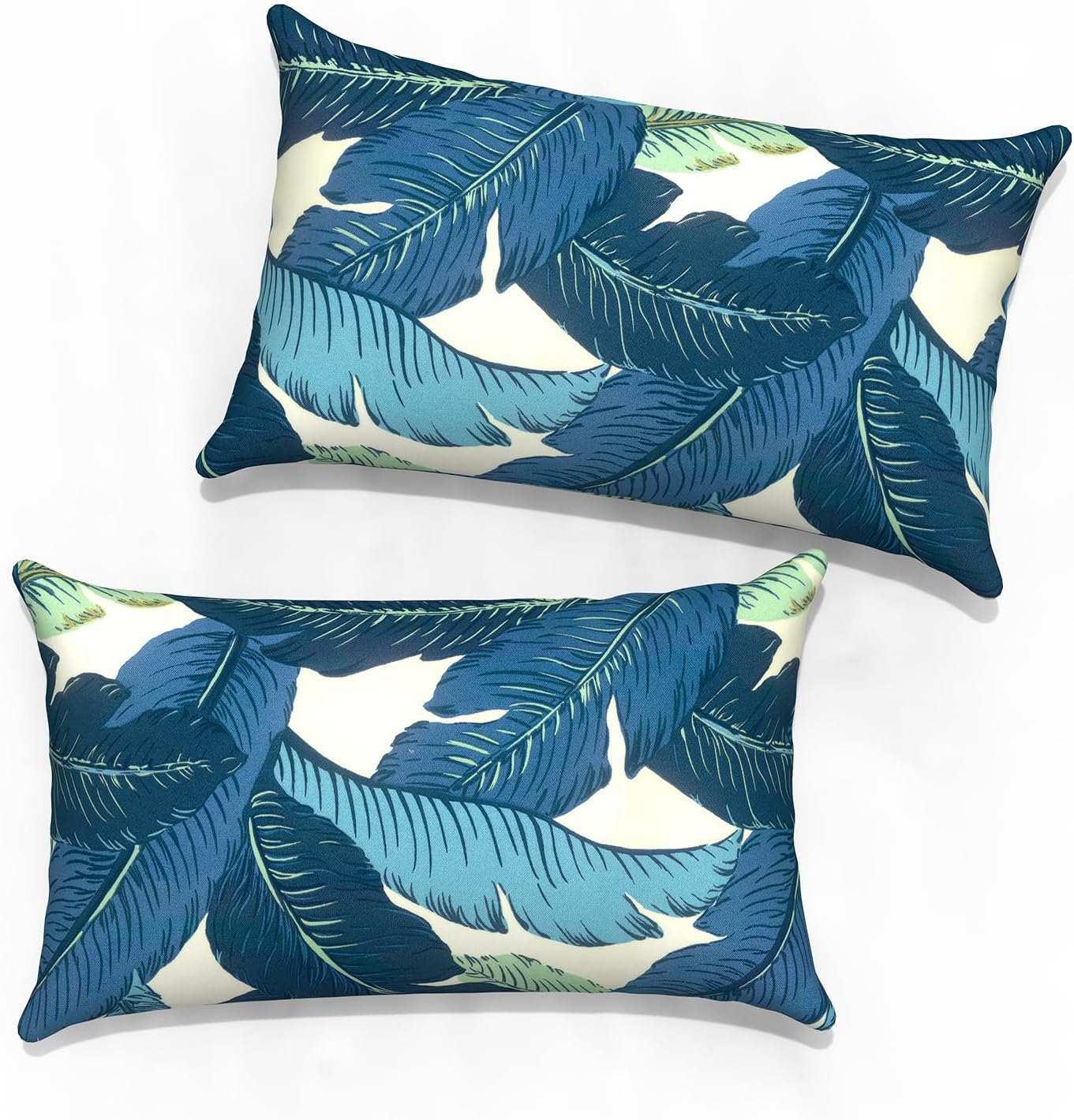 Vintage Modern Beige Throw Pillow Cover — 18" — 20" x 12" (Pack of 2)