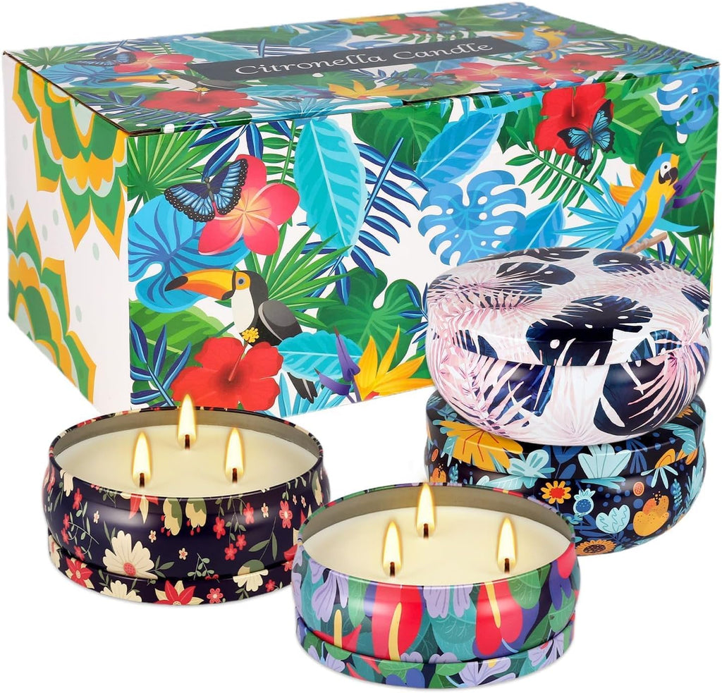 Soy Wax Black Scented Candle — 4x13 - View 5