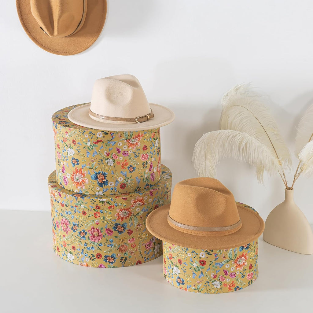 Round Boho Beige Home Decor — Set of 3 - View 6