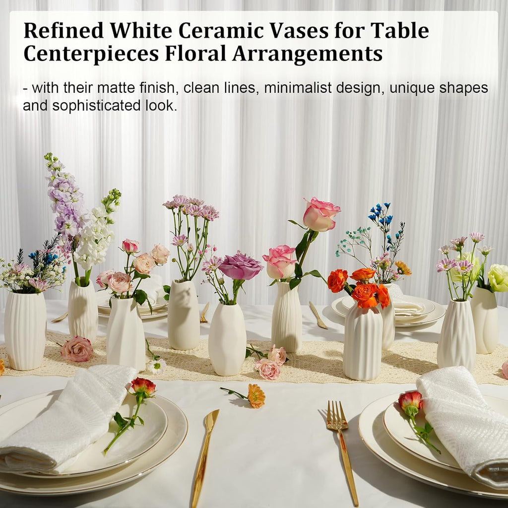 Boho Ceramic Vase — Set of 24 - View 2