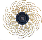 Battery Operated Luxe Glass Wall Clock - View 2