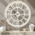 Battery Operated Boho Brown Wall Decor — 30" — White