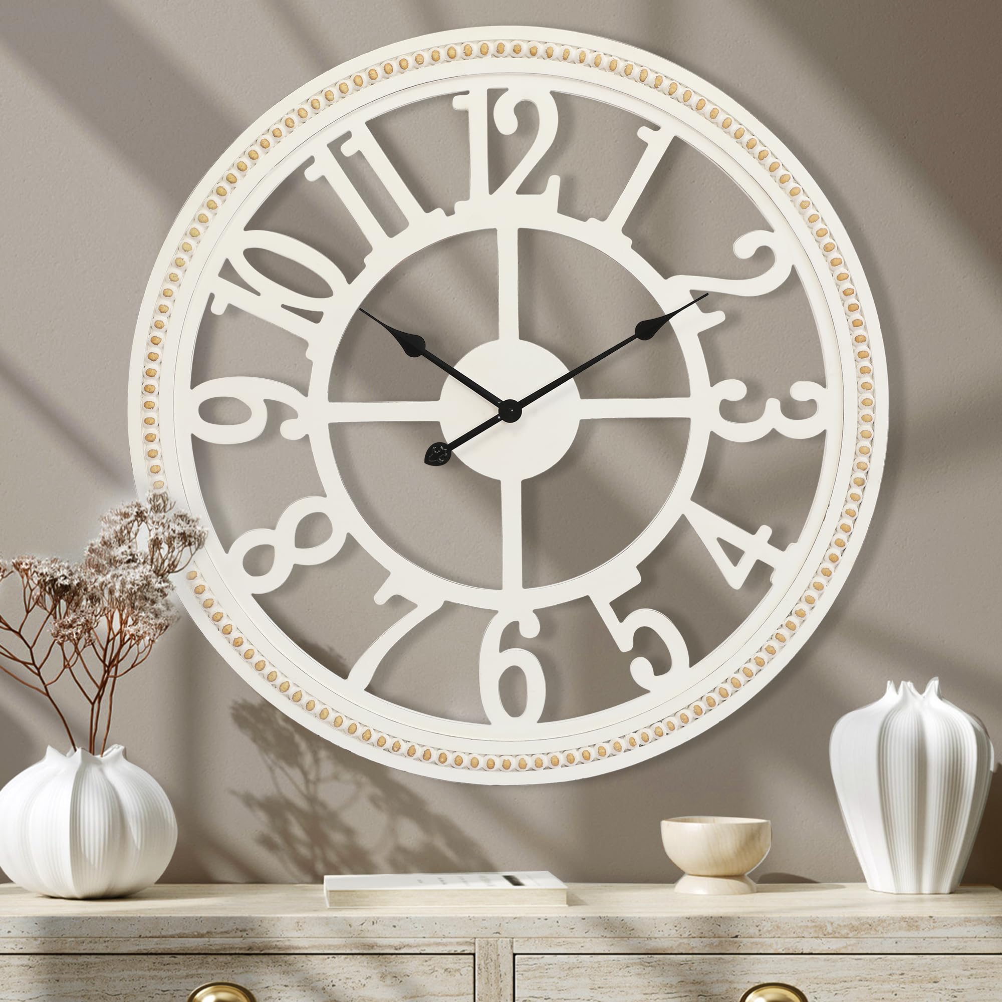 Battery Operated Boho Brown Wall Decor — 30"
