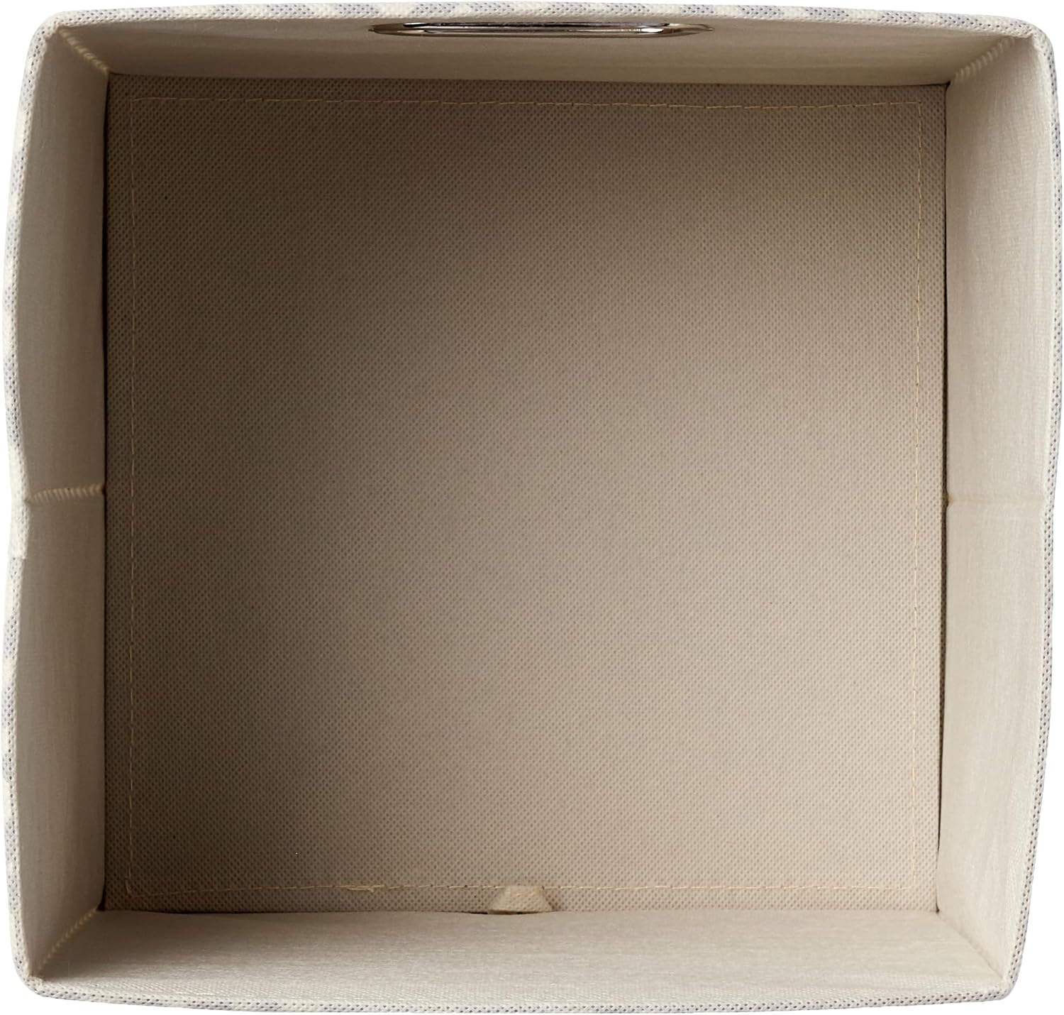 Beige Storage Bin — 10.5" - View 3