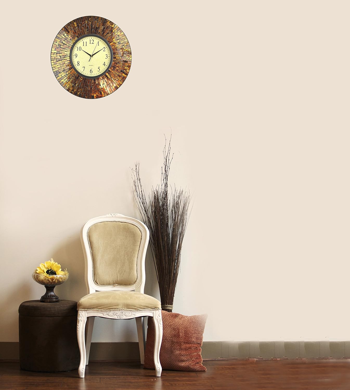 Black Wall Clock — 19" - View 9