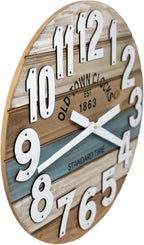 Blue Wall Clock — 18" - View 2