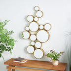 Luxe Metal Wall Mirror — 22" - View 3