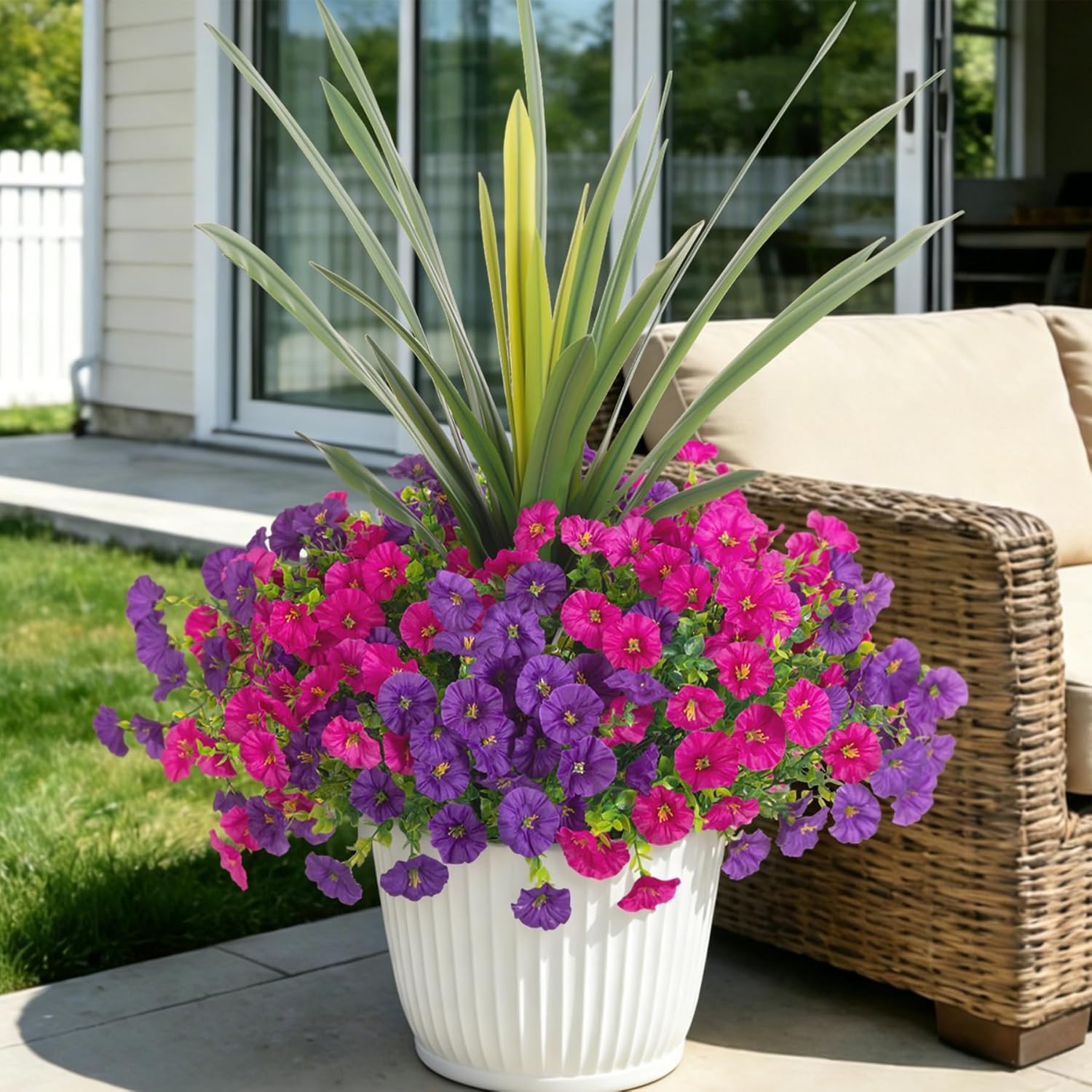 Pink Artificial Flowers — Purple Fuchsia