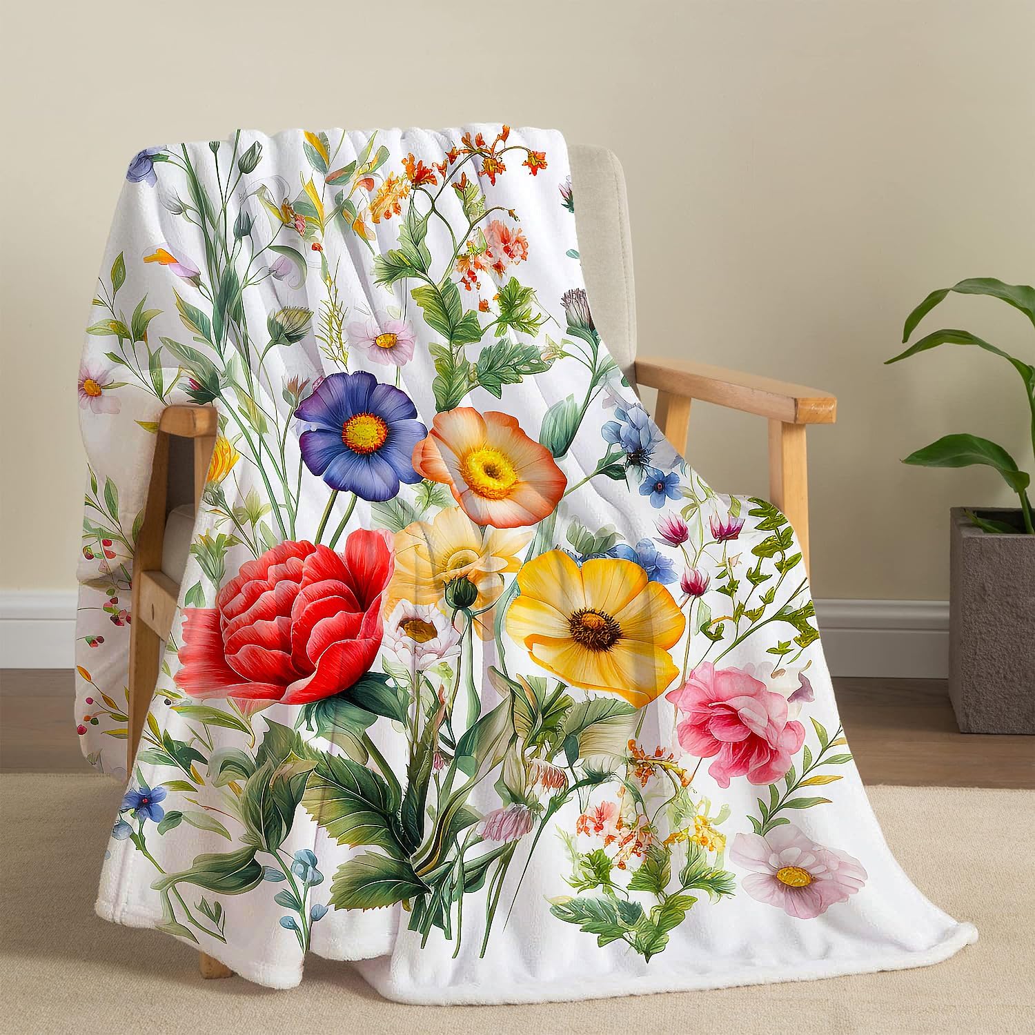 Brown Throw Pillow — 60" — Daisy