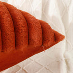 Velvet Boho Beige Throw Pillow Cover — 18" - View 2