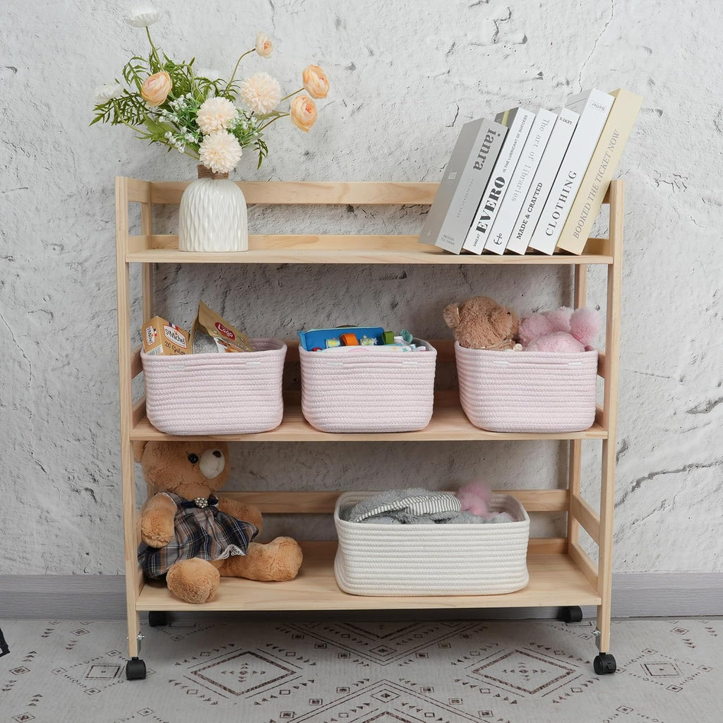 Boho Beige Storage Basket - View 4