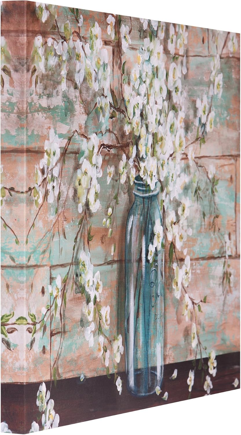 Wrapped Canvas Farmhouse Fabric Wall Art — 24" - View 2