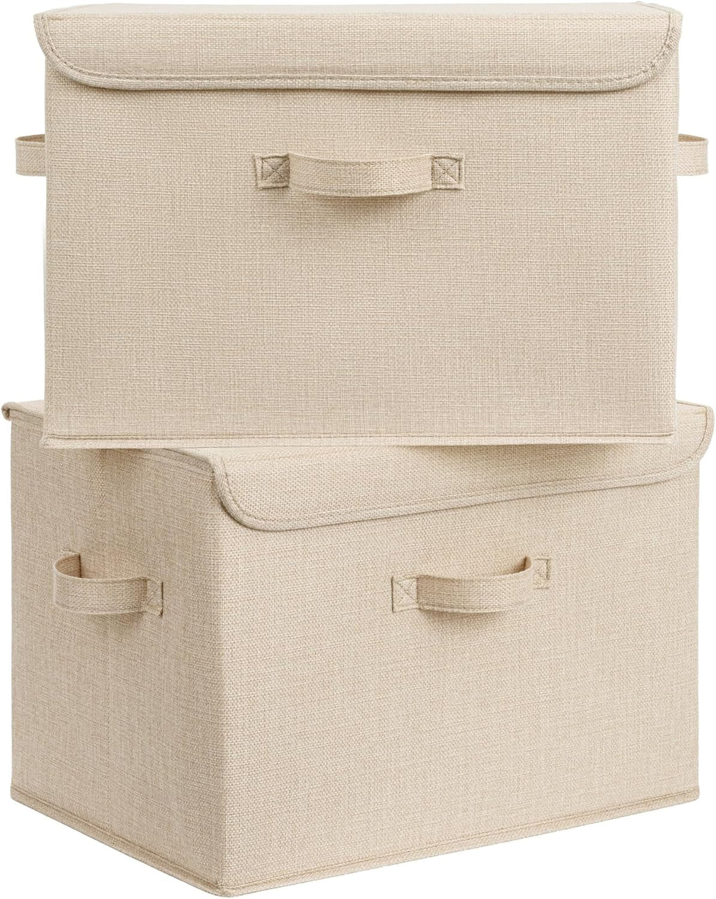 Beige Storage Bin — Khaki
