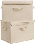 Beige Storage Bin — Khaki