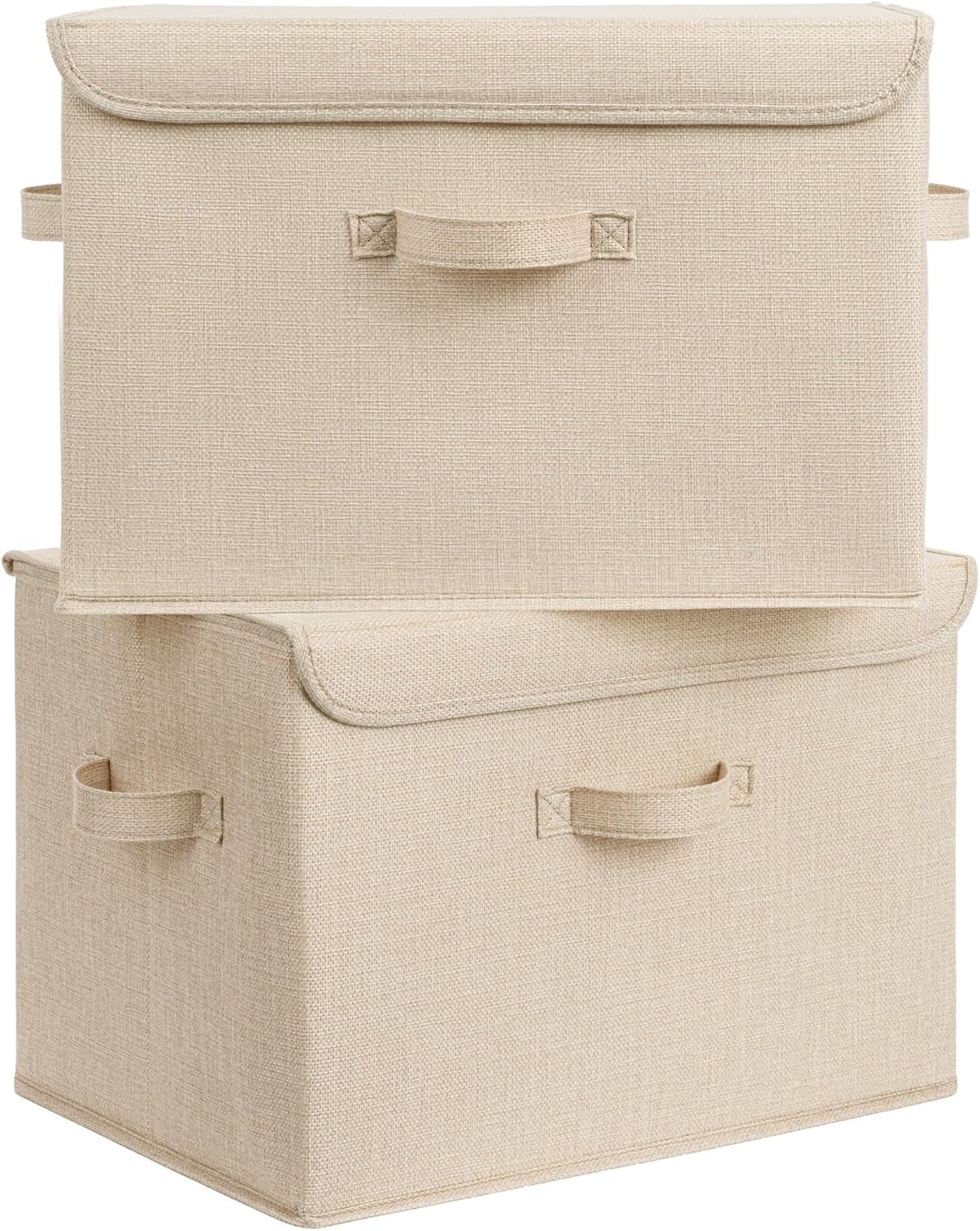 Beige Storage Bin — Khaki