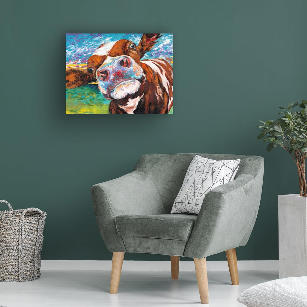 Wrapped Canvas Fabric Canvas Wall Art — 2" - View 4