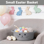 Boho Beige Storage Basket — 9.8" - View 2
