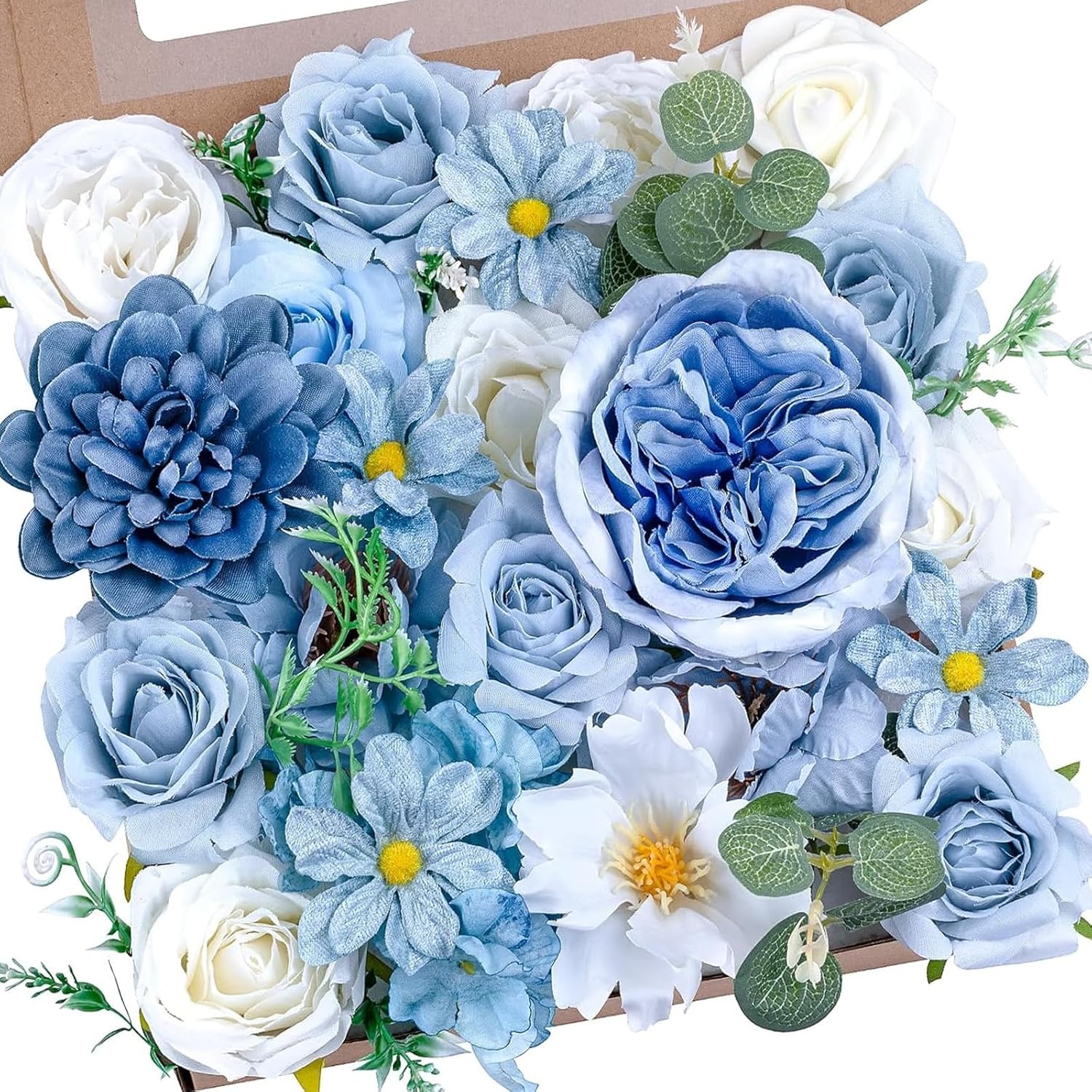 Blue Artificial Flowers — Light Blue
