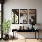 Rectangular Luxe Black Wall Mirror - View 5