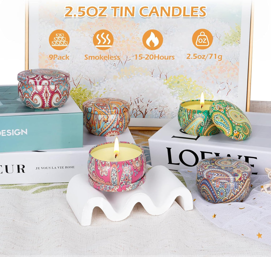 Soy Wax Metal Scented Candle - View 7