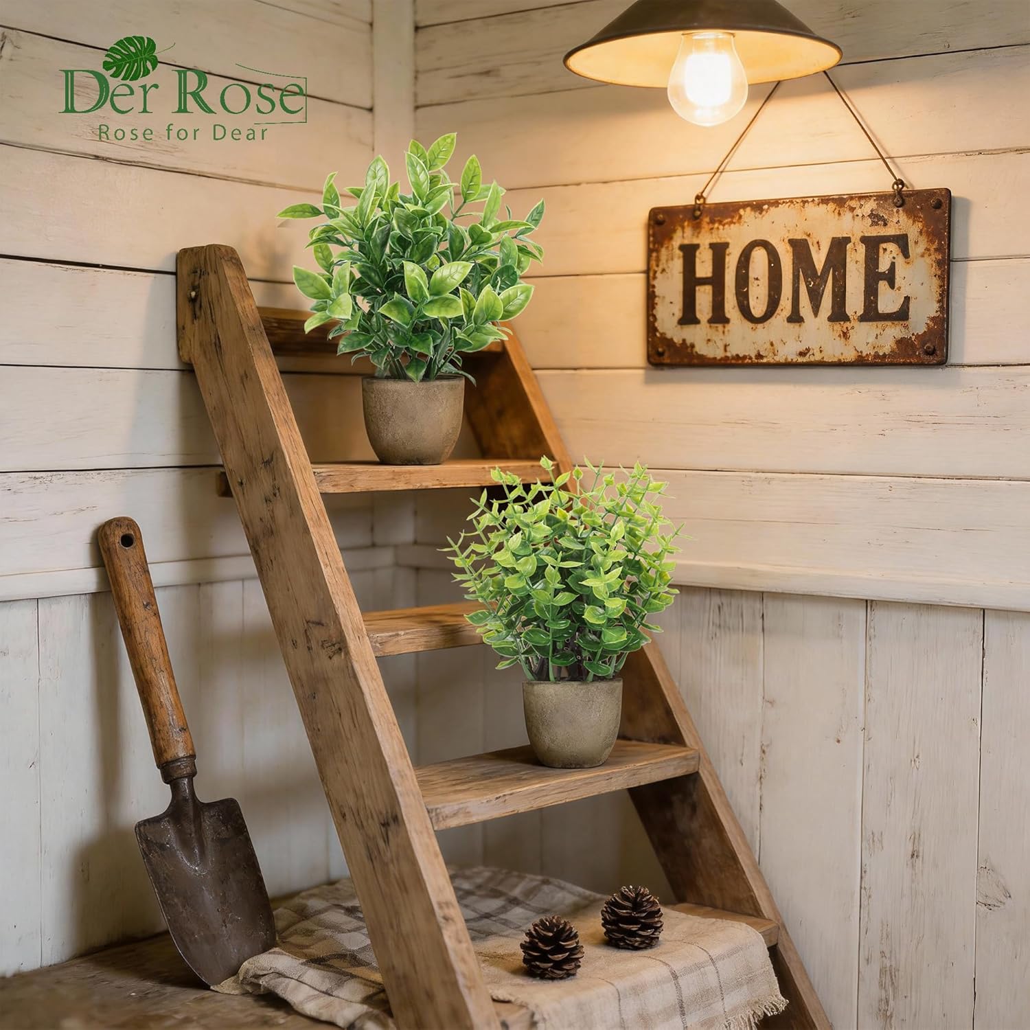 Farmhouse Black Artificial Plant - View 7
