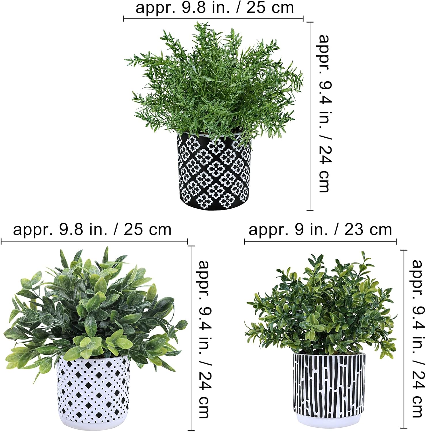 Modern Wood Artificial Plant - View 4