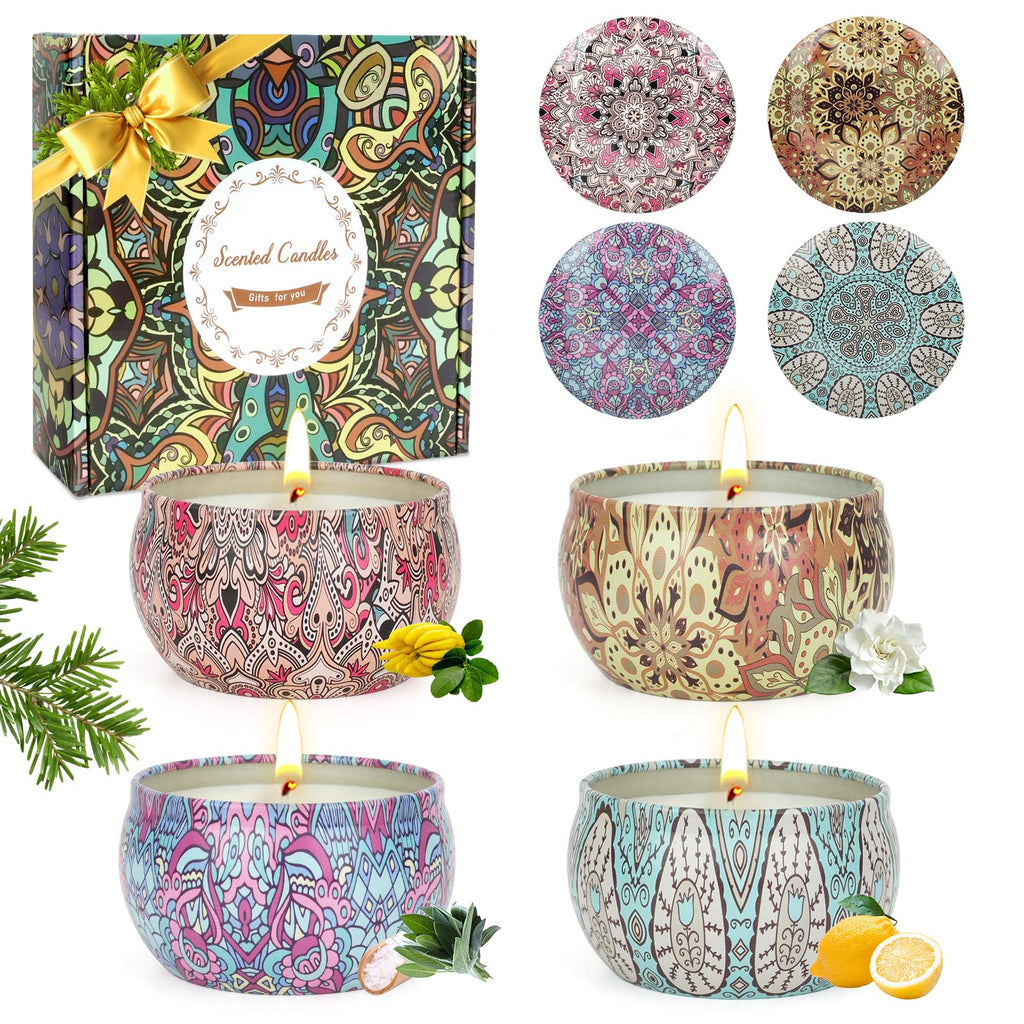 Soy Wax Metal Scented Candle