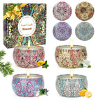 Soy Wax Metal Scented Candle