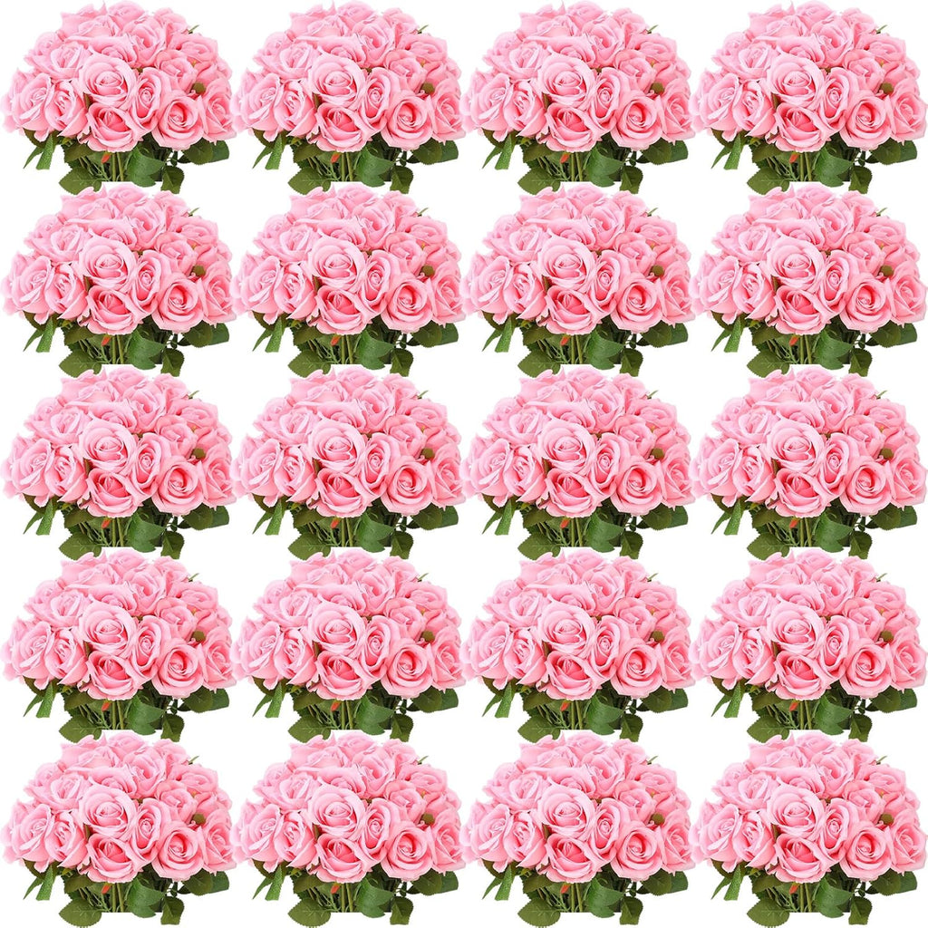 Beige Artificial Plant — Pink