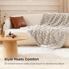 Luxe Fabric Throw Pillow — 50" - View 3