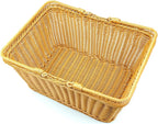 Boho Rattan Woven Basket — 15.8" - View 5