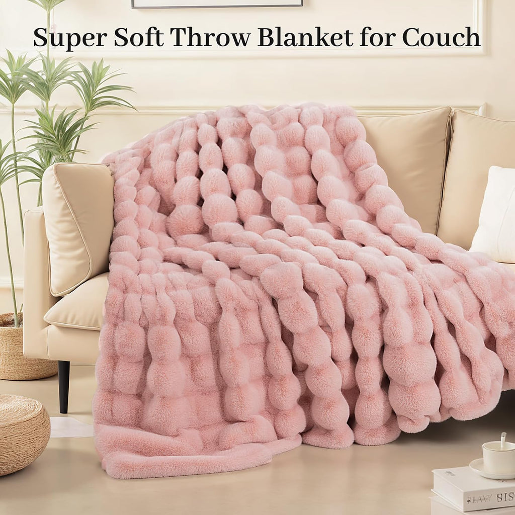 Luxe Beige Throw Pillow — 50" - View 8