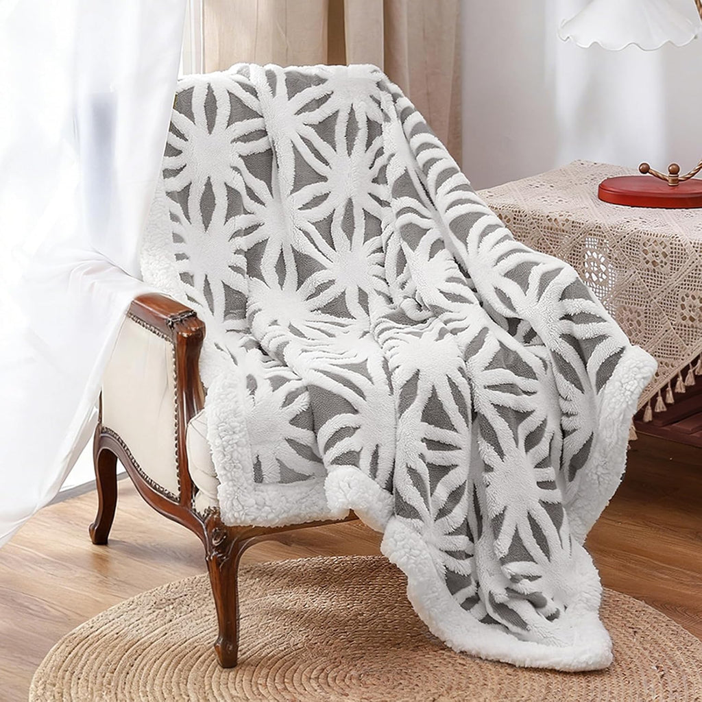 Beige Throw Pillow — 51" - View 2