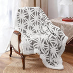 Beige Throw Pillow — 51" - View 2