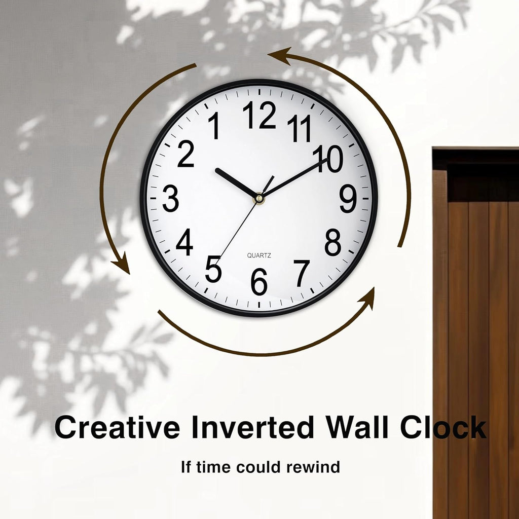 Battery Operated Wall Clock — 10" - View 7