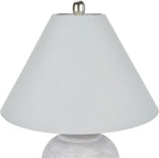 Vintage Farmhouse Beige Table Lamp — 23" - View 5