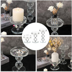 Luxe Glass Pillar Candle — Set of 3 - View 5