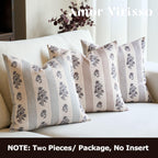 Farmhouse Beige Throw Pillow Cover — 18" - View 6