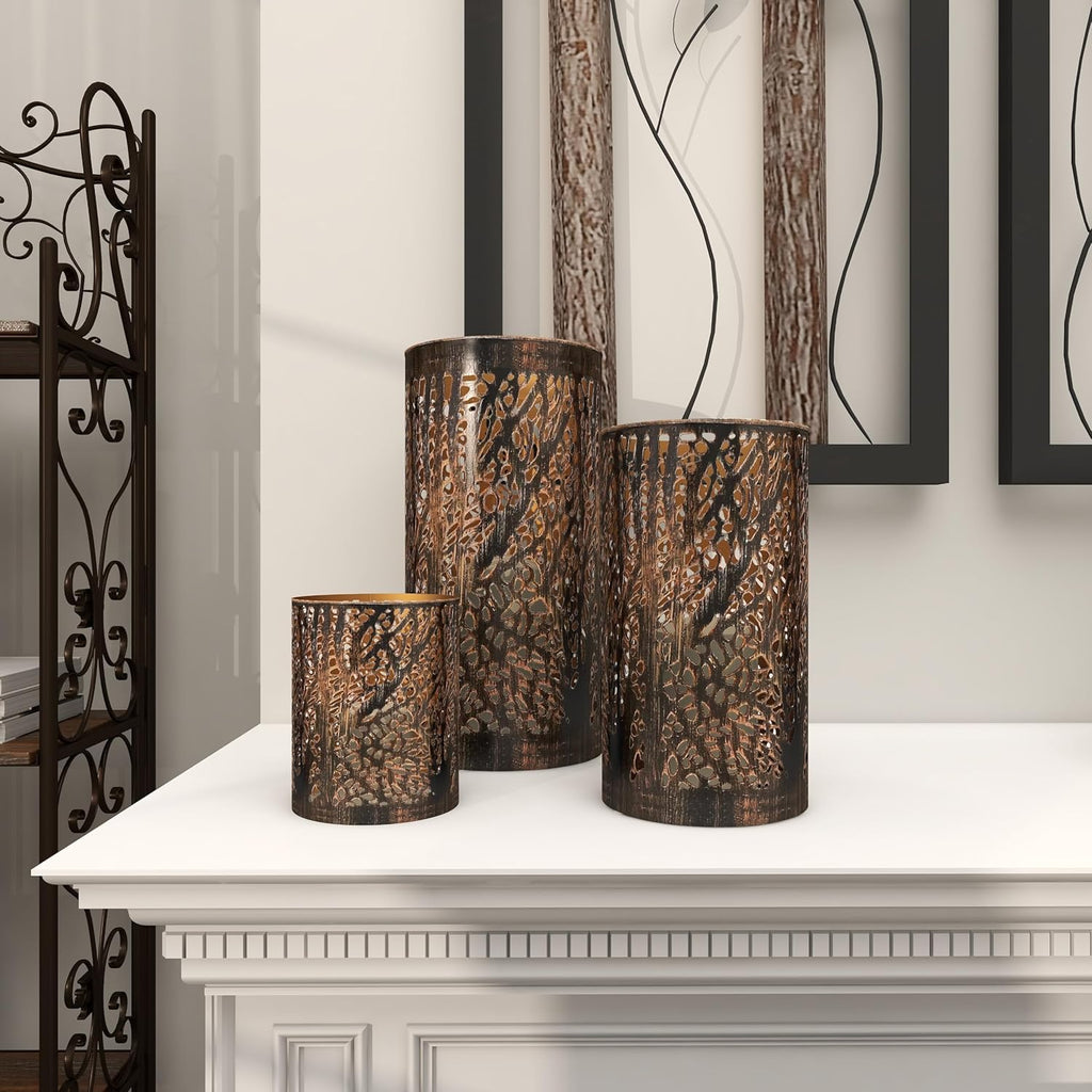 Luxe Metal Candle — 12" - View 7