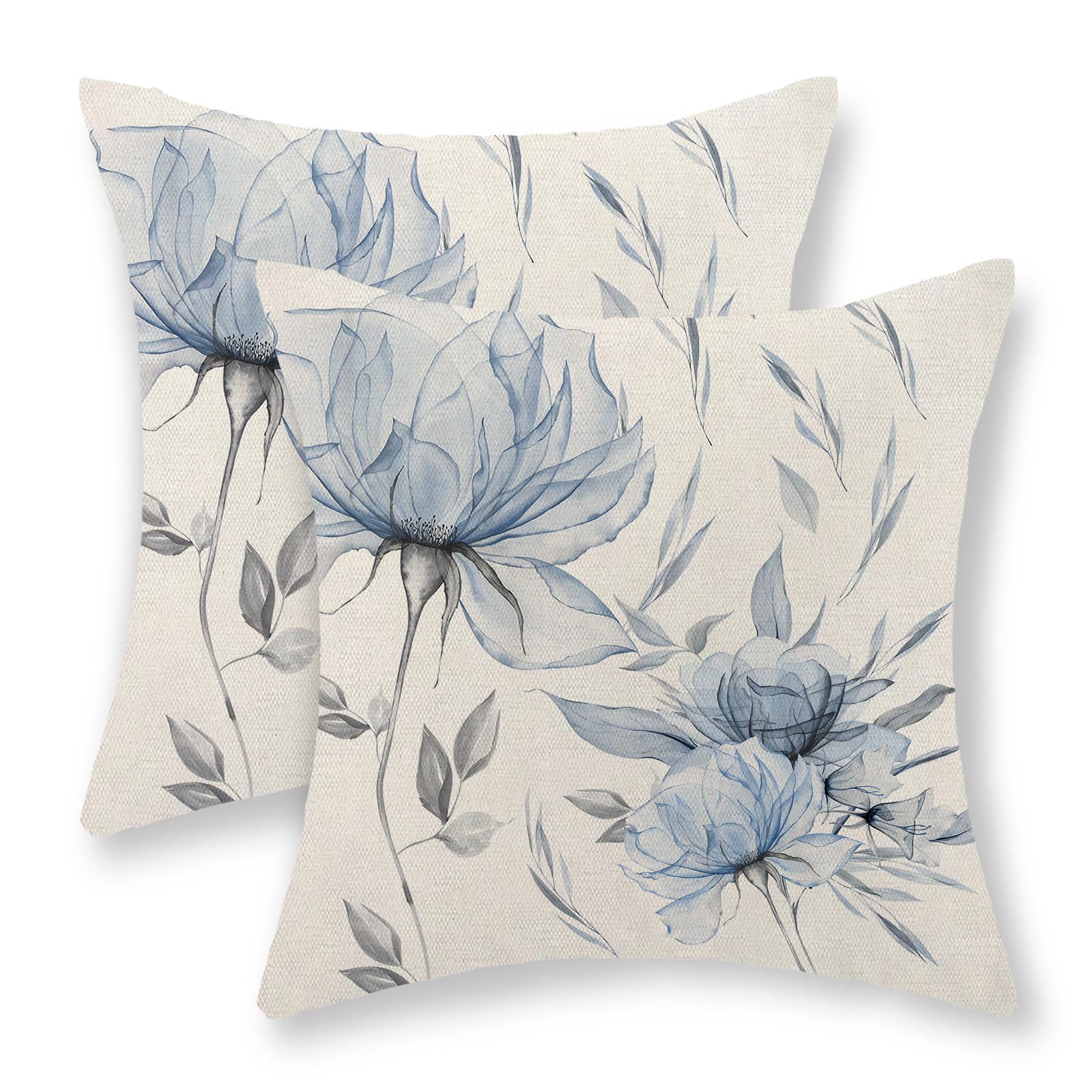 Linen Boho Beige Pillow Cover — 18"