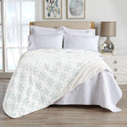 Velvet Luxe Blue Throw Pillow - View 2
