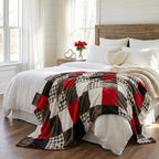 Farmhouse Black Throw Pillow — 50x60 - View 3