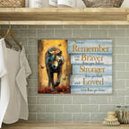 Framed Metal Canvas Wall Art — 16" - View 6
