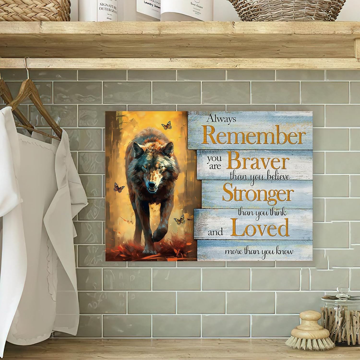 Framed Metal Canvas Wall Art — 16" - View 6