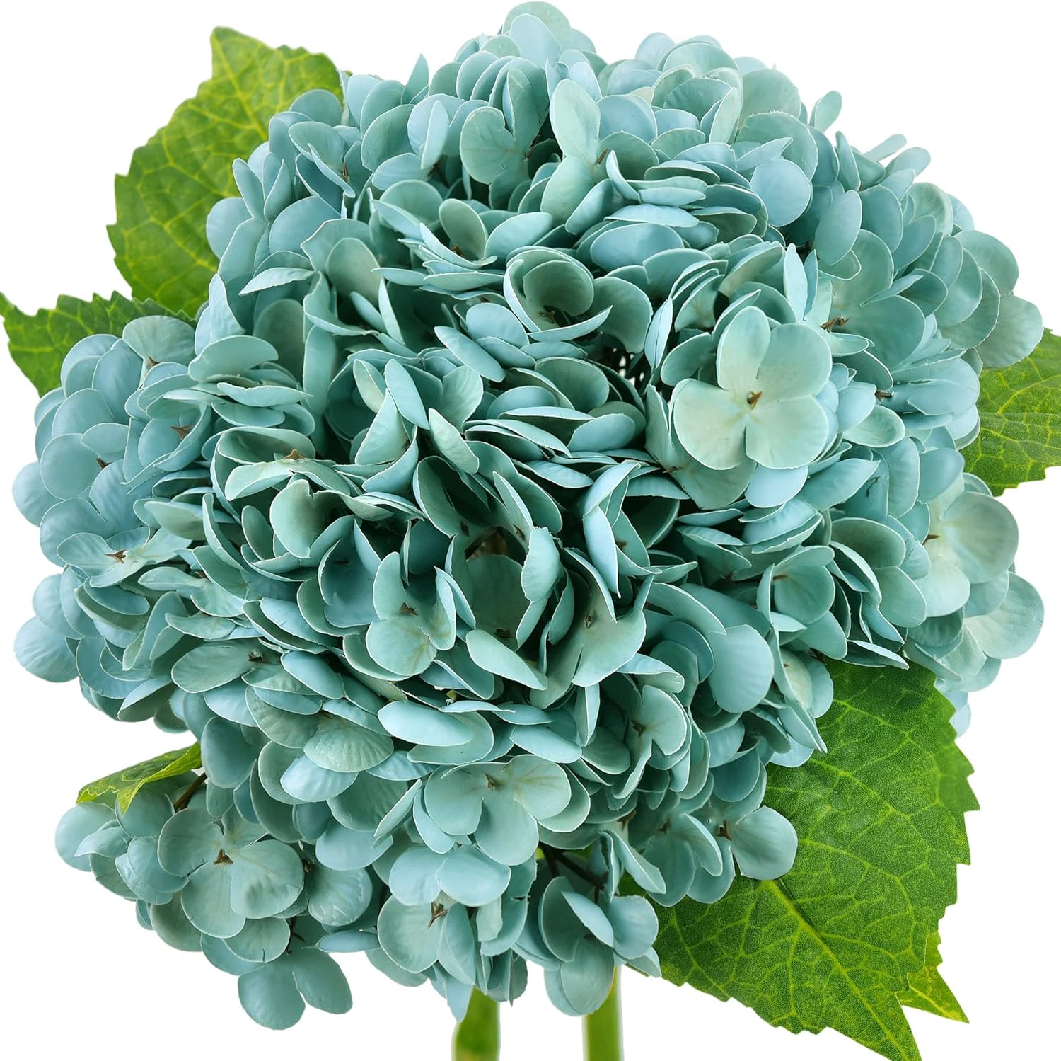 Blue Artificial Flowers — Bermuda Blue (2 Stems)