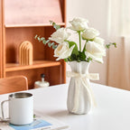Boho Ceramic Flower Vase — 8" - View 3