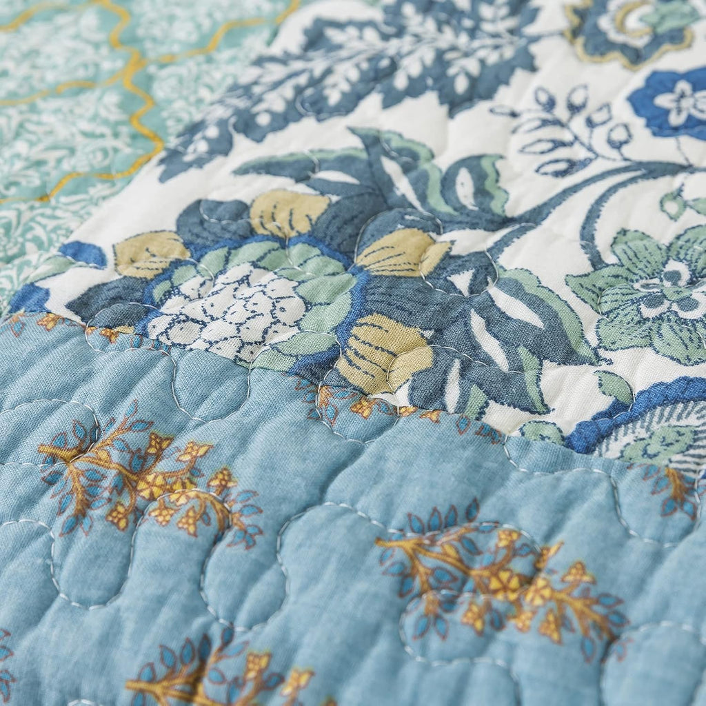 Boho Blue Throw Pillow — 78" - View 5