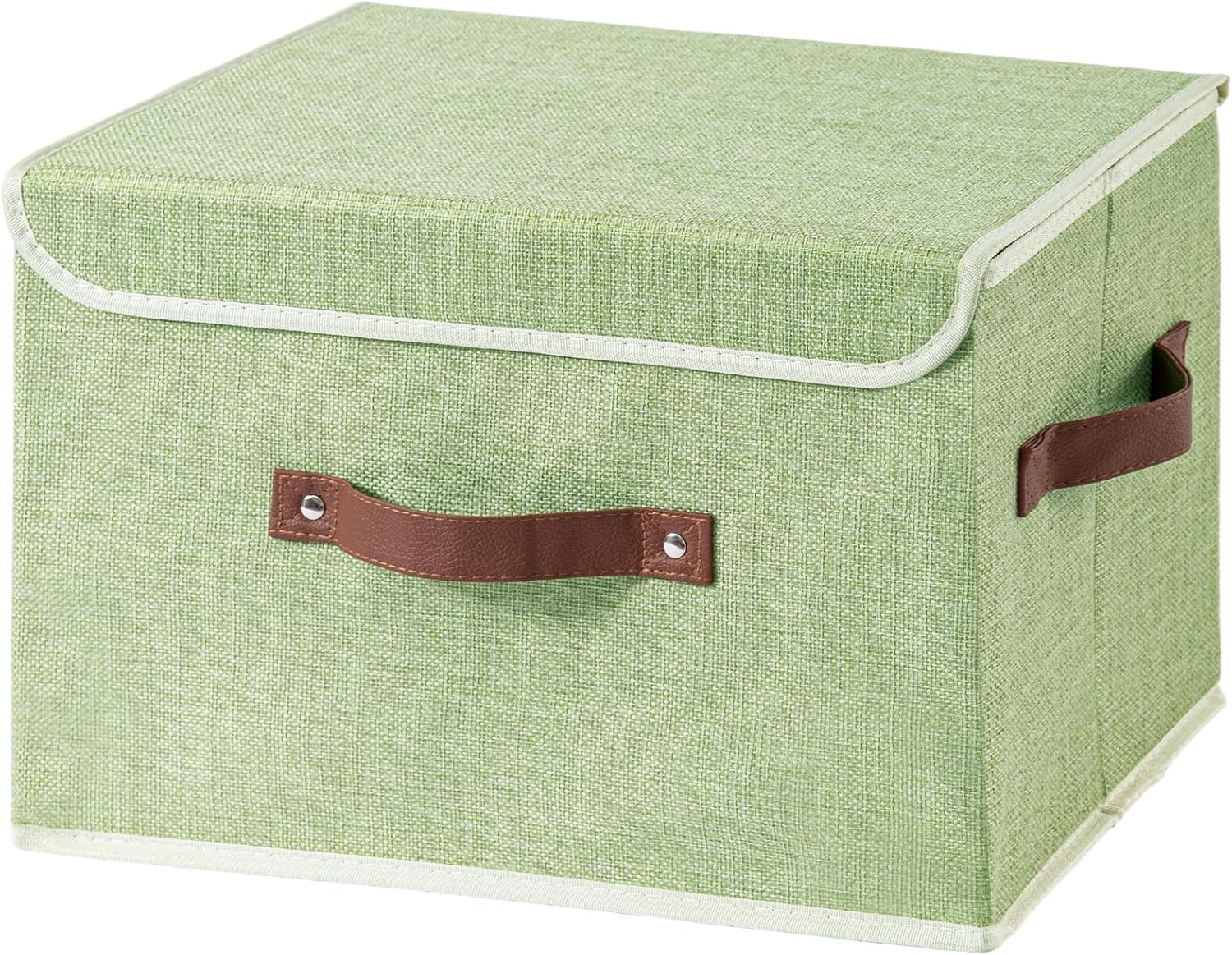 Linen Beige Storage Bin — Set of 1 — Large(set of 1)