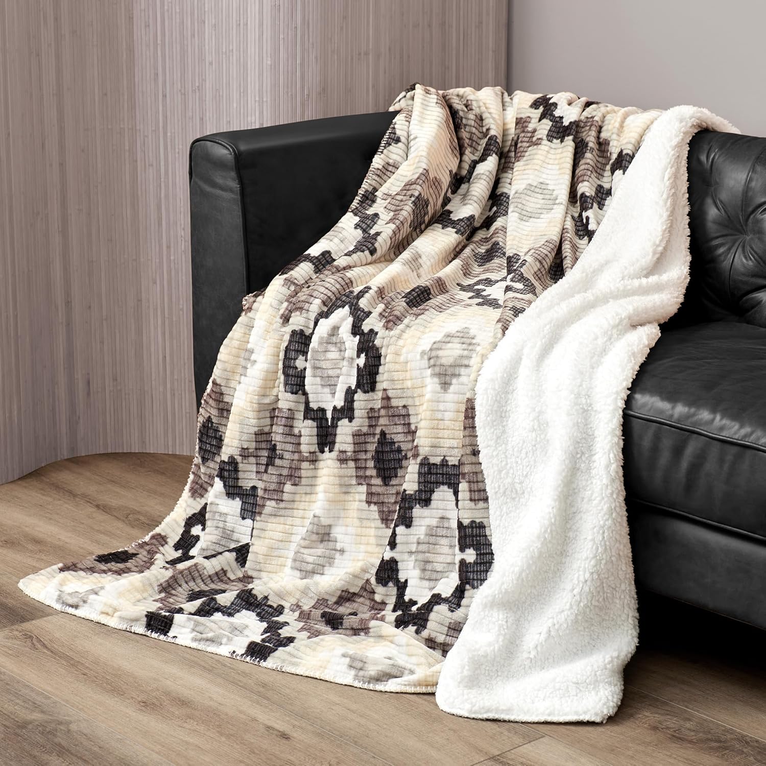 Beige Throw Pillow — 50" - View 3