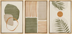 Framed Mid-Century Fabric Wall Art — 24"